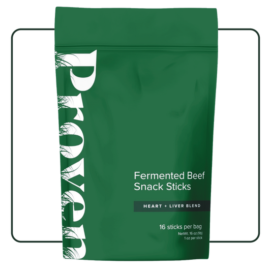 HEART + LIVER BLEND FERMENTED BEEF SNACK STICKS