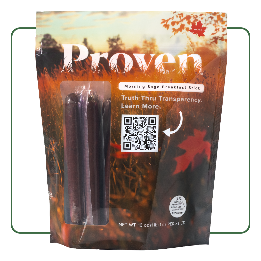 Morning Maple Fermented Beef and Pork Snack Sticks