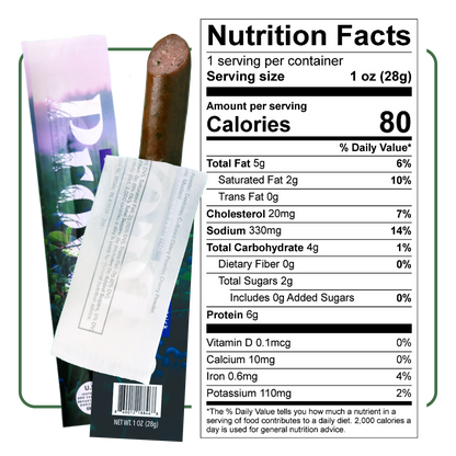 Preorder: Berry Blend Fermented Beef Snack Sticks