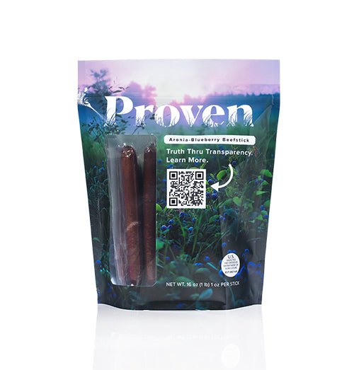 Preorder: Aronia-Blueberry Fermented Beef and Pork Snack Sticks